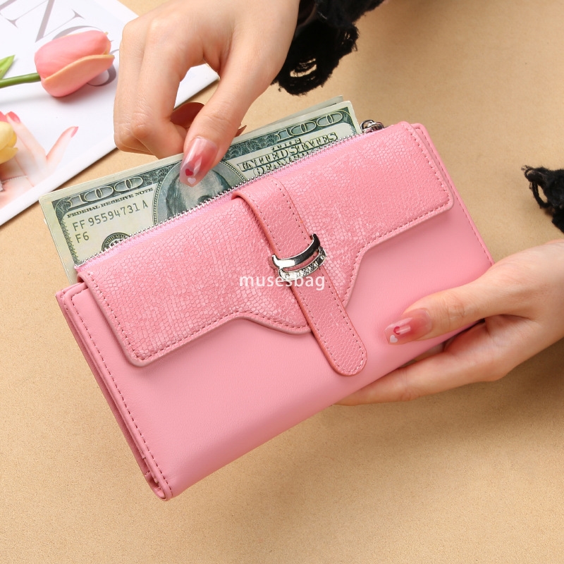 Fashionable women's designer classic high-end new wallet long new fashionable ins trendy retro practical large capacity handbag coin bag