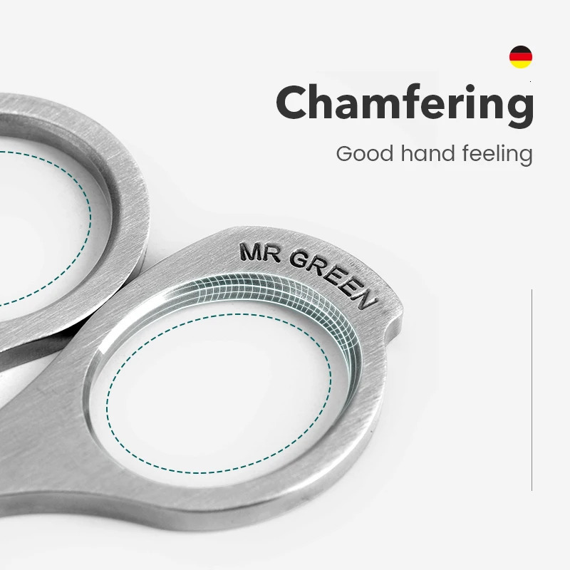 MR.GREEN Nose Hair Scissor Makeup Scissors Grade Stainless Steel Face fine Hair Removal Tools With Rounded tips 240626