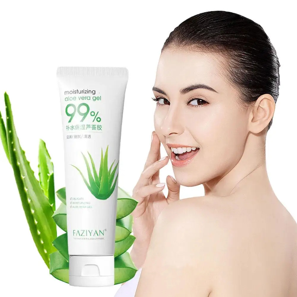 Natural Aloe Vera Gel Cream Soothing Hydrating Day Skin cts Care Plant Creams 240626