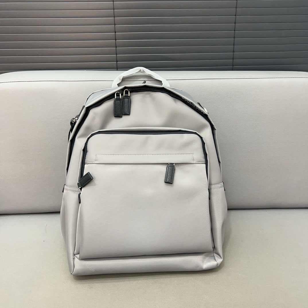 Unisex Luxury Solid color Backpacks School Bags Nylon Outdoors Travel Shoulder bags Backpack Messenger bag Book bag Single shoulder bag and crossbody bag