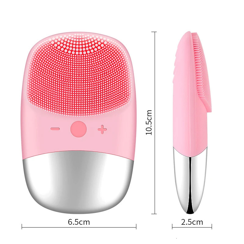 Electric Face Cleansing Brush Sonic Electric Cleanser Cleansing Brush Skin Scrubber Skin Massager Skin Care Tools 240626