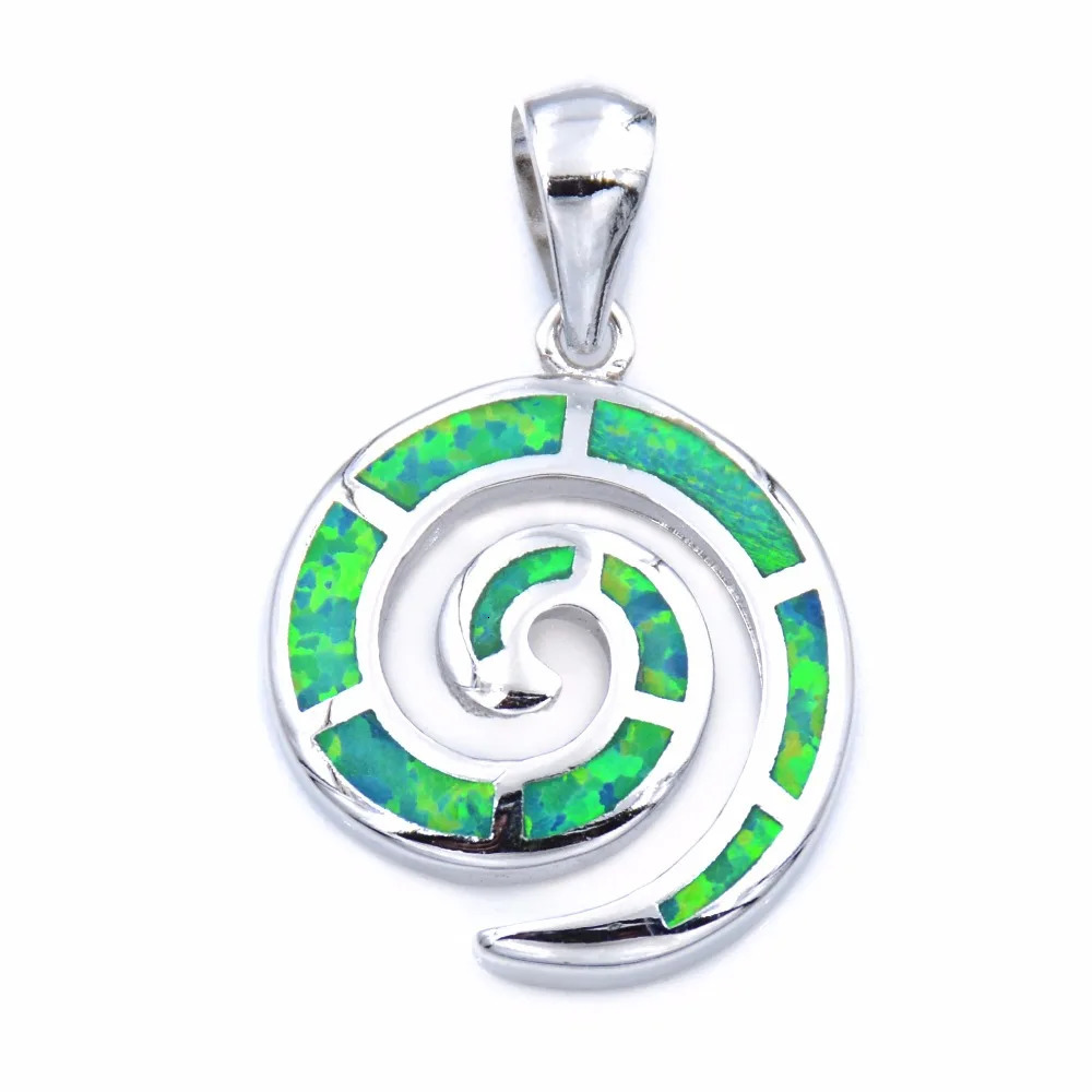 Summer Beach Jewelry Set Blue Opal Swirl Pendant Necklace and Earrings 240627