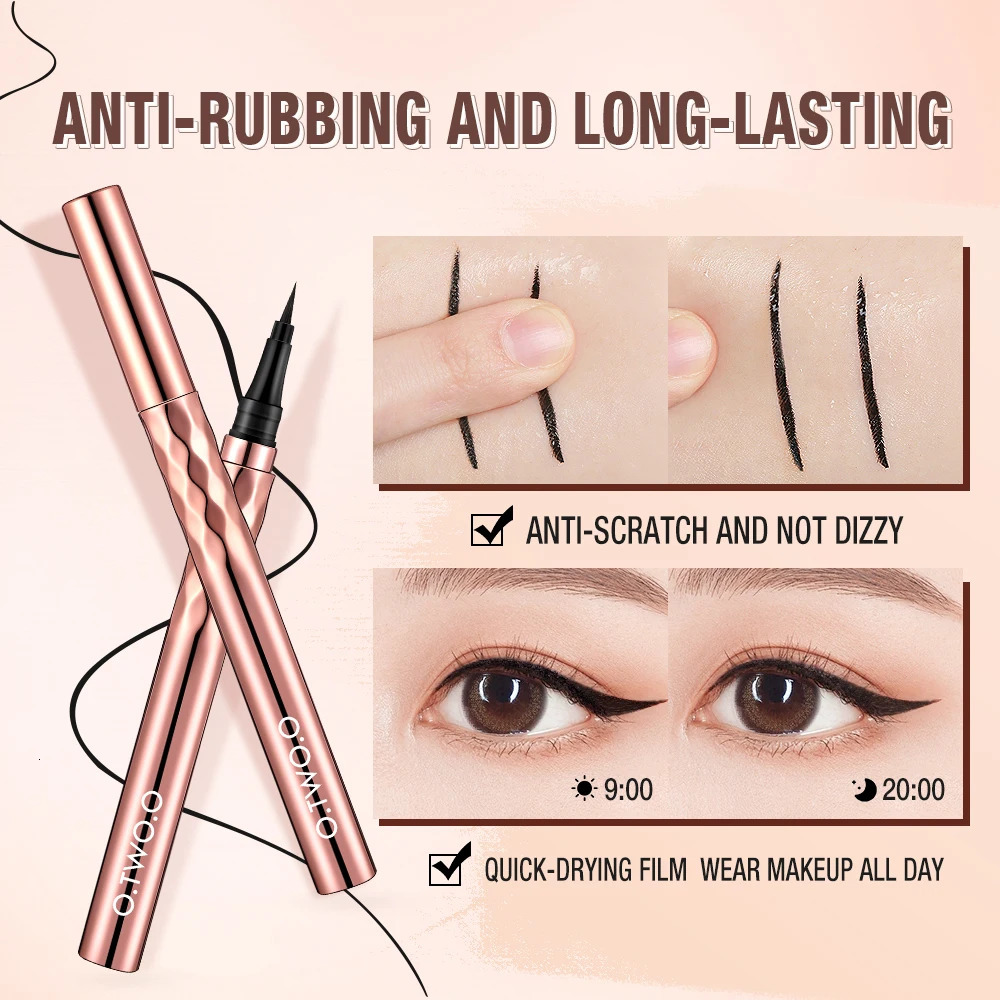 24 Hours Lasting Liquid Eyeliner Pencil Easy To Draw Waterproof Eye Liner Pen Quick Dry Smooth Natural Eye Makeup 240626
