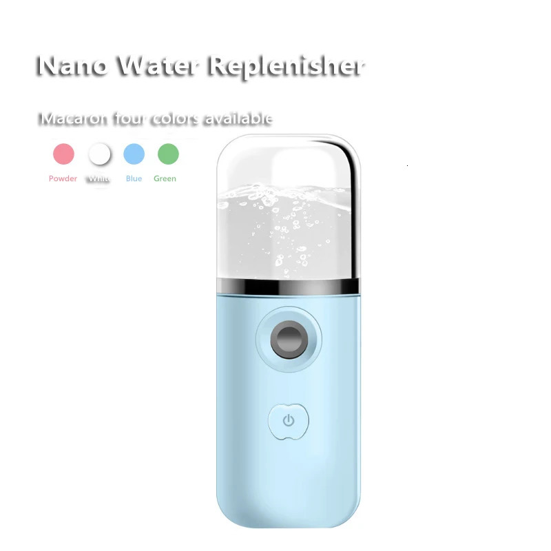 Mini Nano Sprayer Cooler Steamer USB Rechargeable Mini Humidifier Skin Face Care Nebulizer Beauty Spa 240626