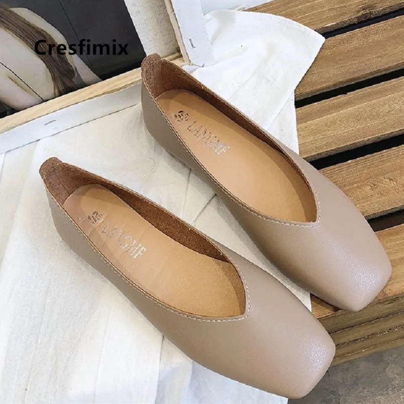 Marlisasa Women Cute Light Weight Spring Slip on Flat Shoes Lady Casual Brown Office Flats Summer Shoes Zapatos De Mujer F5268 240627
