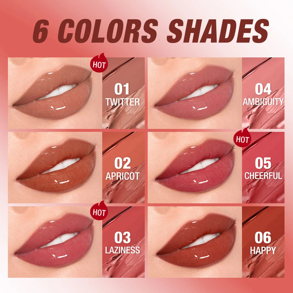 Matte Lipstick Double Head Lip Coat 24HR Non-stick Cup Lip Gloss Tint Plumper Long Lasting Waterproof Lipstick Makeup 240713