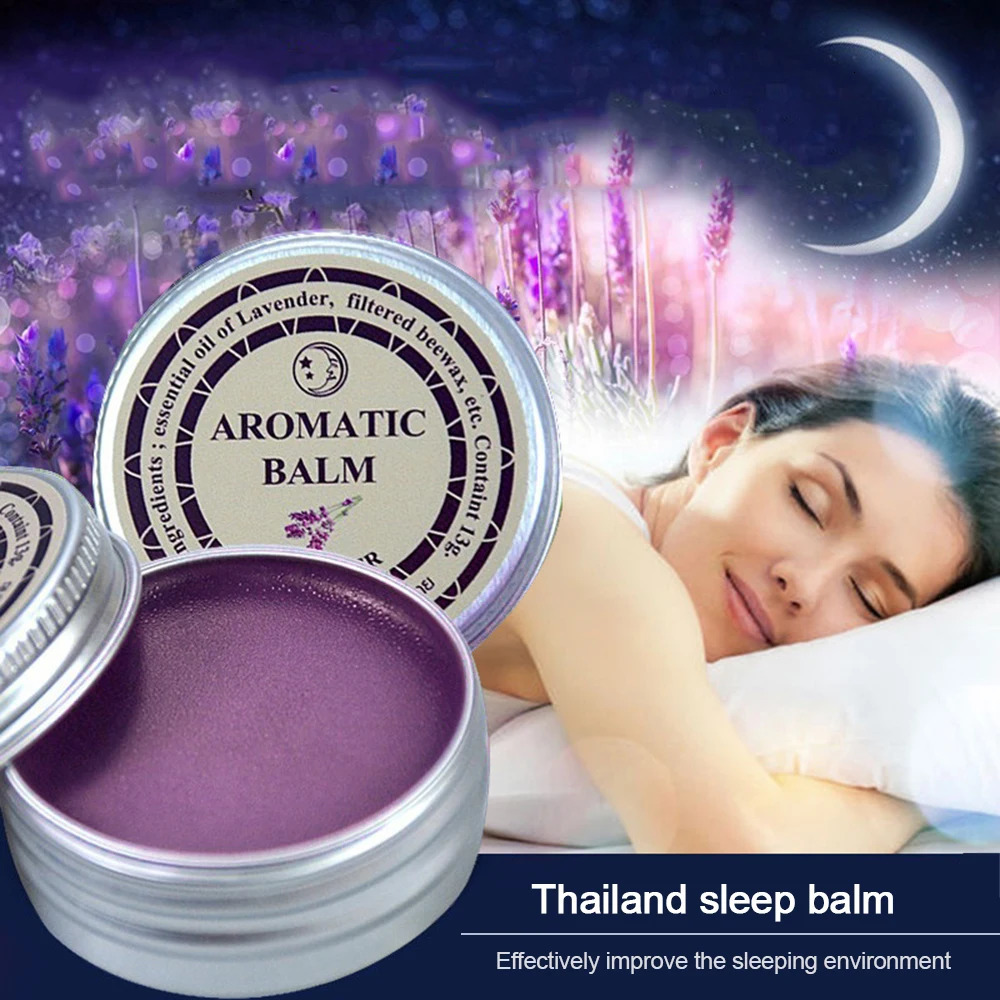 Lavender Sleepless Cream Soothe Mood Aromatic Balm Improve Sleep Insomnia Relax Anxiety Cream Relieve Stress Cream Person Care 240626