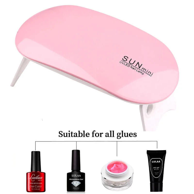 Mini Mouse Gel Nails Polish Drying Lamp USB Nail Po Machine Professional Manicure Tool Salon Equipment 240626