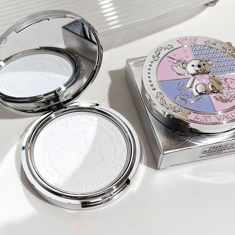 Concealer Air Cushion Fast Makeup Liquid Foundation Hard Take Off Makeup Women Makeup Replaceable Air Cushion Bear Powder 240627