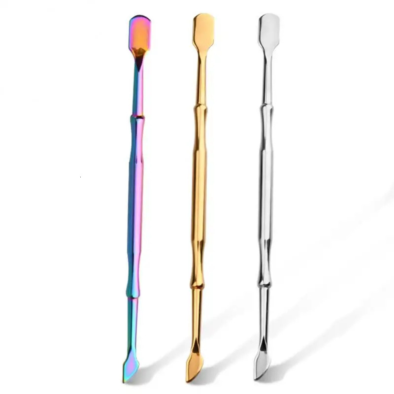 Nail Pusher Double Head Stainless Steel Cuticle Nail Pusher Manicure Tool Dead Skin Push For Nail Women Men Nail Tool Nail Art 240627