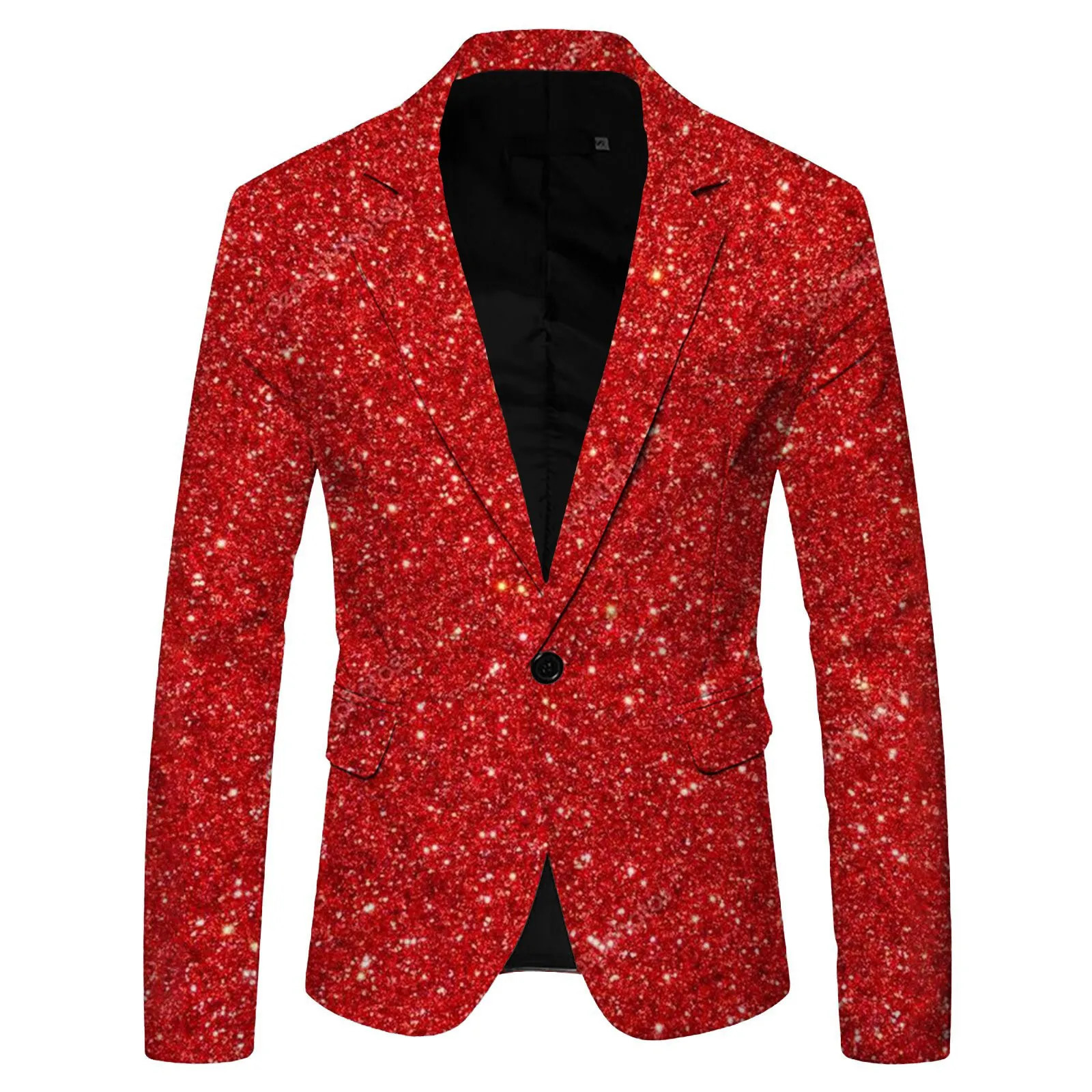 Shiny Gold Sequin Glitter Embellished Blazer Jacket Men Nightclub Prom Suit Blazer Men Costume Homme Stage Clothes For Singers 240626