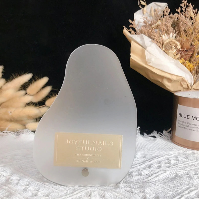 1PCS Nail Art Display Board Manicure Display Racks Card Display Tray Mixed Paint Board Nail Art Display Rack Acrylic Color Plate 240627