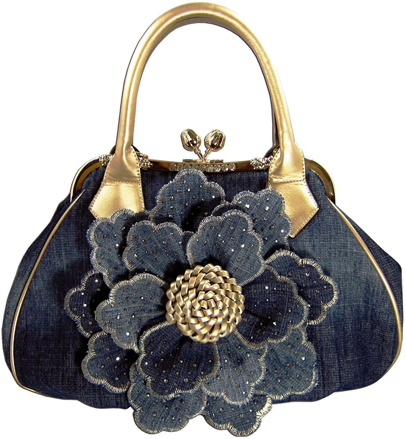 Denim Bags for Women Handbag Jeans Bag Denim Shoulder Bag Shopper Satchel Messenger Tote Bags Evening Party Bag