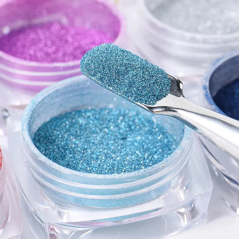 17 Colors Metallic Chrome Nail Powder Set Gold Silver Magic Mirror Glitter Nail Rubbing Pigment Flakes For Y2K Nail Art Decor 240627