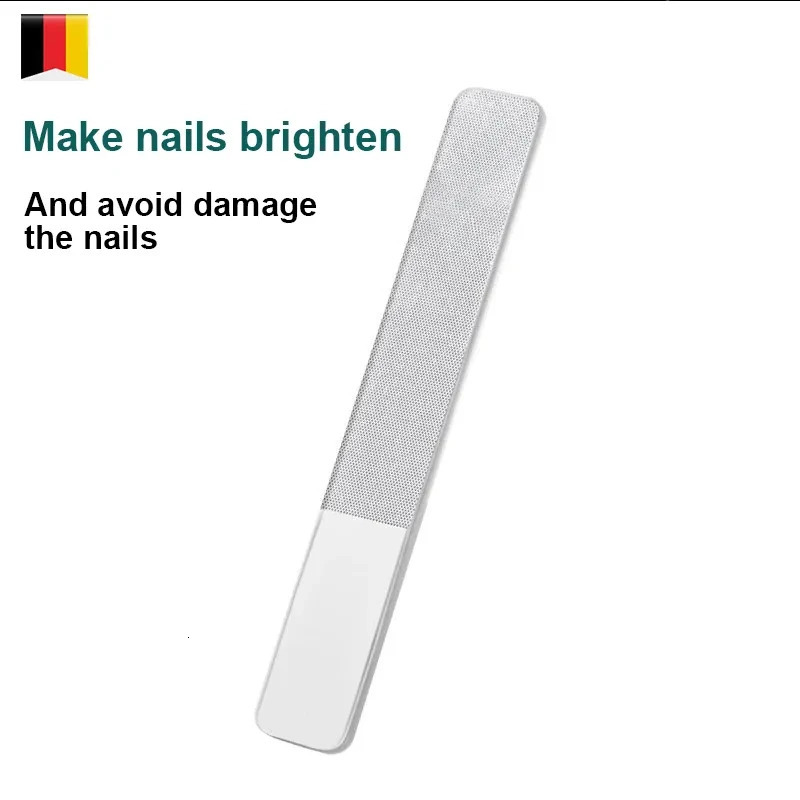 Nano Glass Nail Files Professional Polishing Manicure Art Tool Washable make nails brighten easily like nail polish 240627