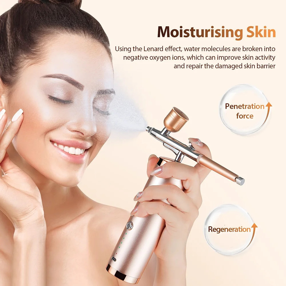 190cm Air Tube Portable Nails Airbrush Kit Compressor Nail Paint Spray Gun Makeup Cake Pastry Painting Sprayer Barber 240627