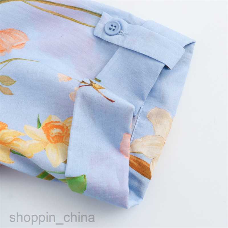 Basic Casual Dresses Women skirt Women's Summer New Lace Decoration Flower Print Short sleeved Dress F6