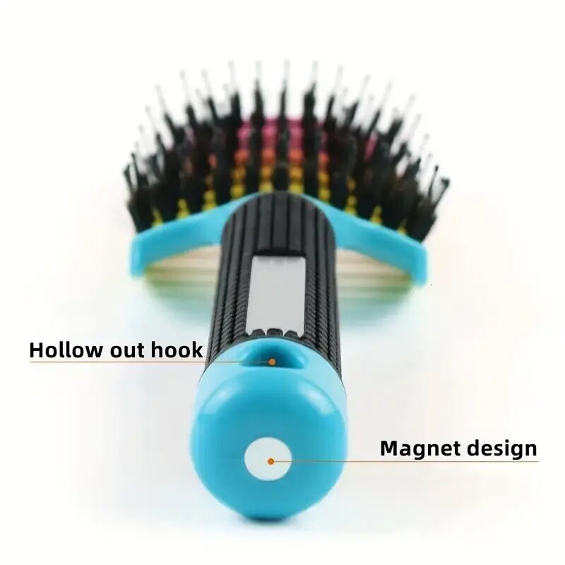 Large Curved Spareribs Combs Women's Root Fluffy Shape High Head Top Artifact Long Straight Hair Curled Pig Mane Comb Brush F628-7