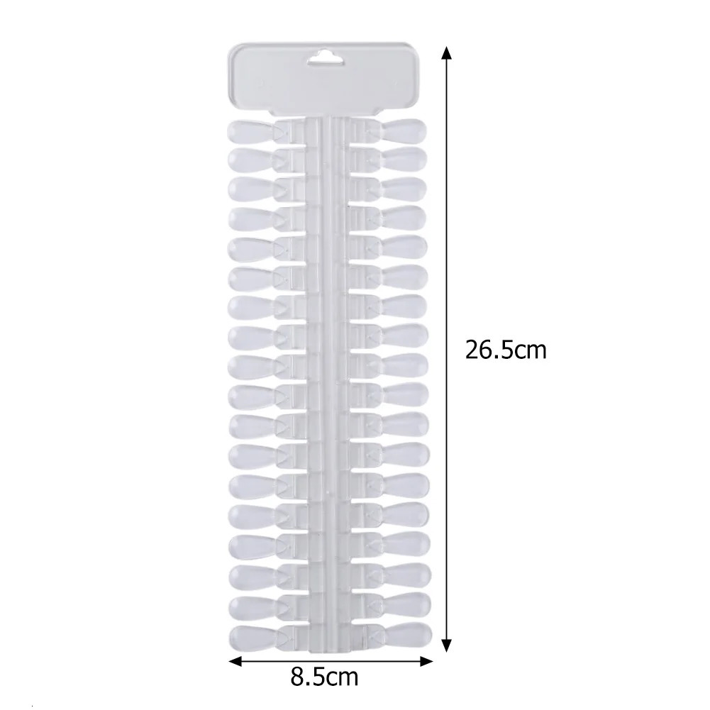1-3set 36-108pcs Nail Color Card Removable Nail Art Display Board Rack False Nail Tips Color Card DIY Manicure Practice Tools 240627