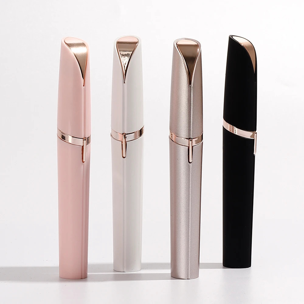 Electric Eyebrow Trimmer Mini Eyebrow Epilator Portable Facial Hair Shaver Lip Hair Nose Hair Removal Razor Women Trimmers 240627