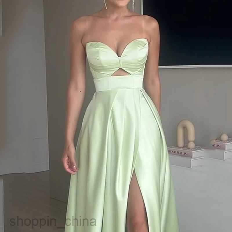 Basic Casual Women Dresses women's autumn new sleeveless suspender solid color hollow out dress