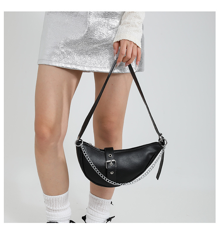 Designer Women Crossbody Shoulder Saddle Bag New Fashionable Versatile Casual Style Simple Exquisite Sliver Free shipping