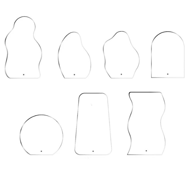 1PCS Nail Art Display Board Manicure Display Racks Card Display Tray Mixed Paint Board Nail Art Display Rack Acrylic Color Plate 240627