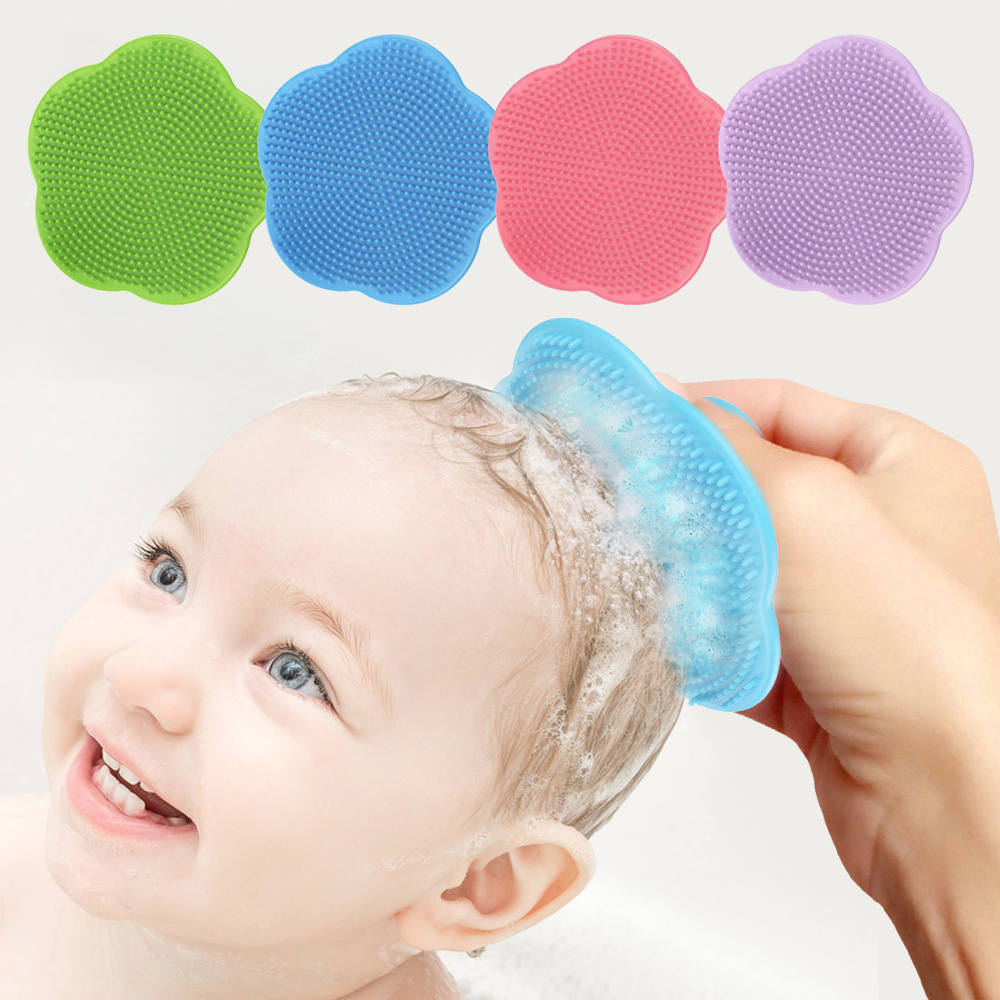 Baby Care Accessories Fetal Head Fat Comb Infant Bathing Soft Comb Set Newborn Hair Cleaning Supplies Infant Comb Head Massager
