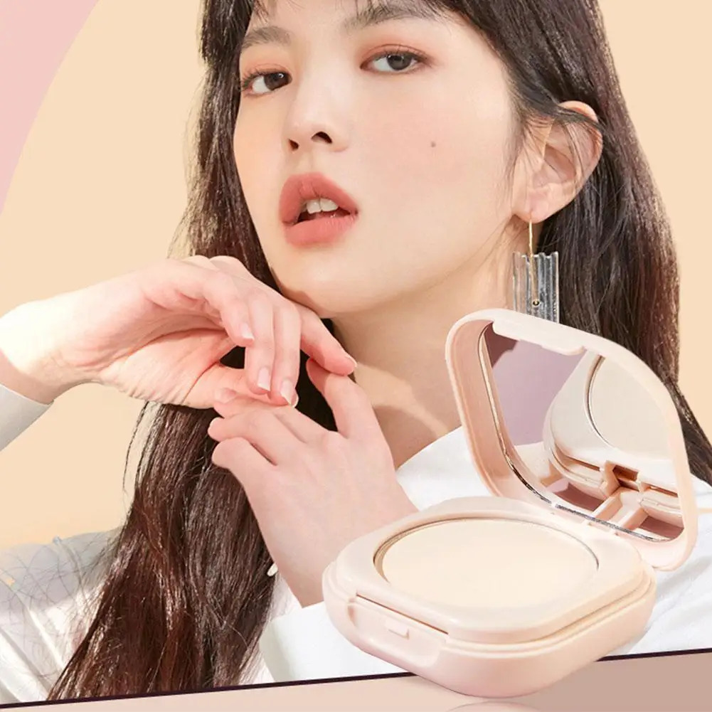 Korean Loose Powder Full Concealer Mineral Face Foundation Cosmetics Lasting Makeup Powder Compact Powder Pressed 240627