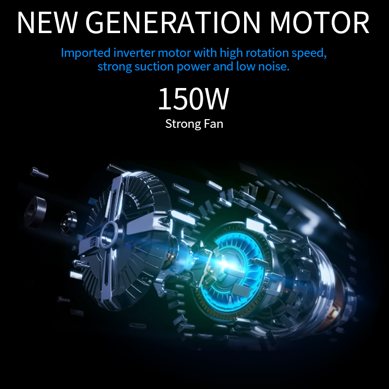 Nail Dust Collector Vacuum Cleaner Gel Nails Powder Reducer Absorber Sucker Extractor Fan for Manicure Professional Aspirator