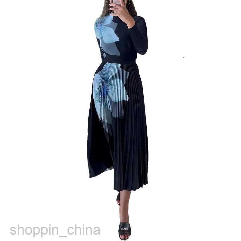 Basic Casual Women Dresses Women's Set Autumn New Fashion Elegant Loose Long Dress Two Piece Set