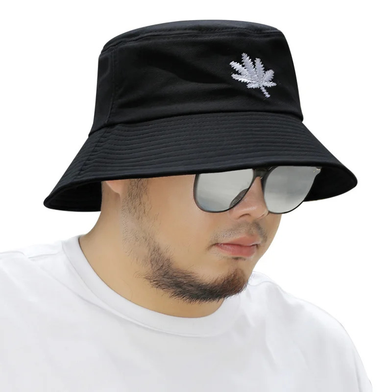 Big Head Man Large Size Sun Hat Women Summer Fisherman Hat Adult Cotton Panama Cap Plus Size Bucket Hats 52-56cm 57-63cm 240626