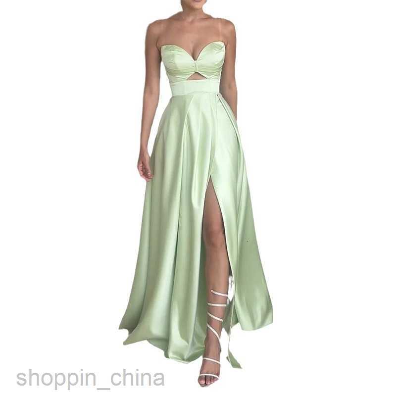 Basic Casual Women Dresses women's autumn new sleeveless suspender solid color hollow out dress