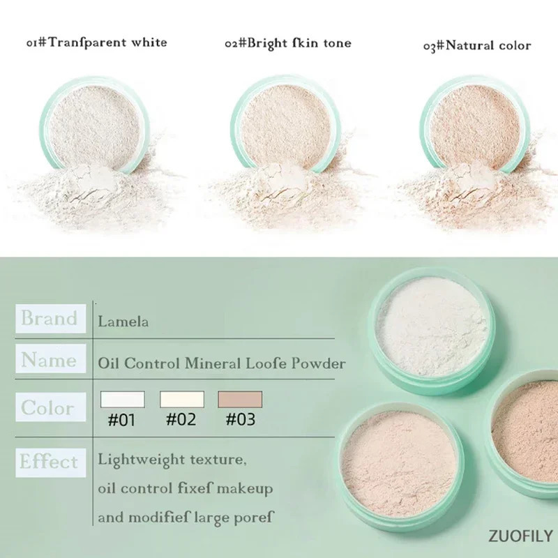 Face Powder Matte Translucent Setting Powder Cosmetics Waterproof Oil-control Velvety Professional Lasting Makeup 240627
