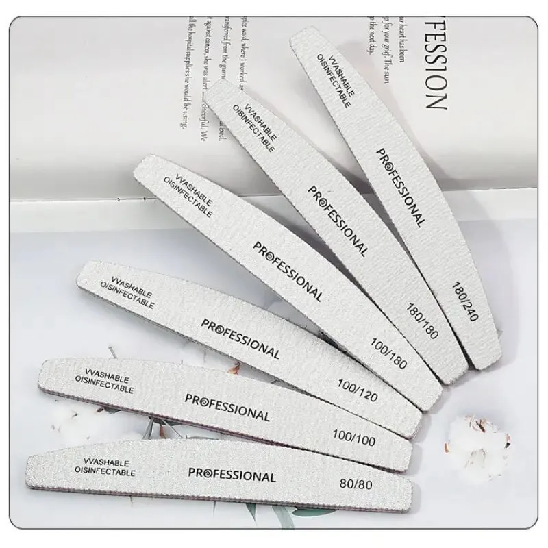 10PCS Nail Thwacker Grinding Nail Sanding Strips Polishing Sanding Strips Dead Skin Manicure Tools Set 240627