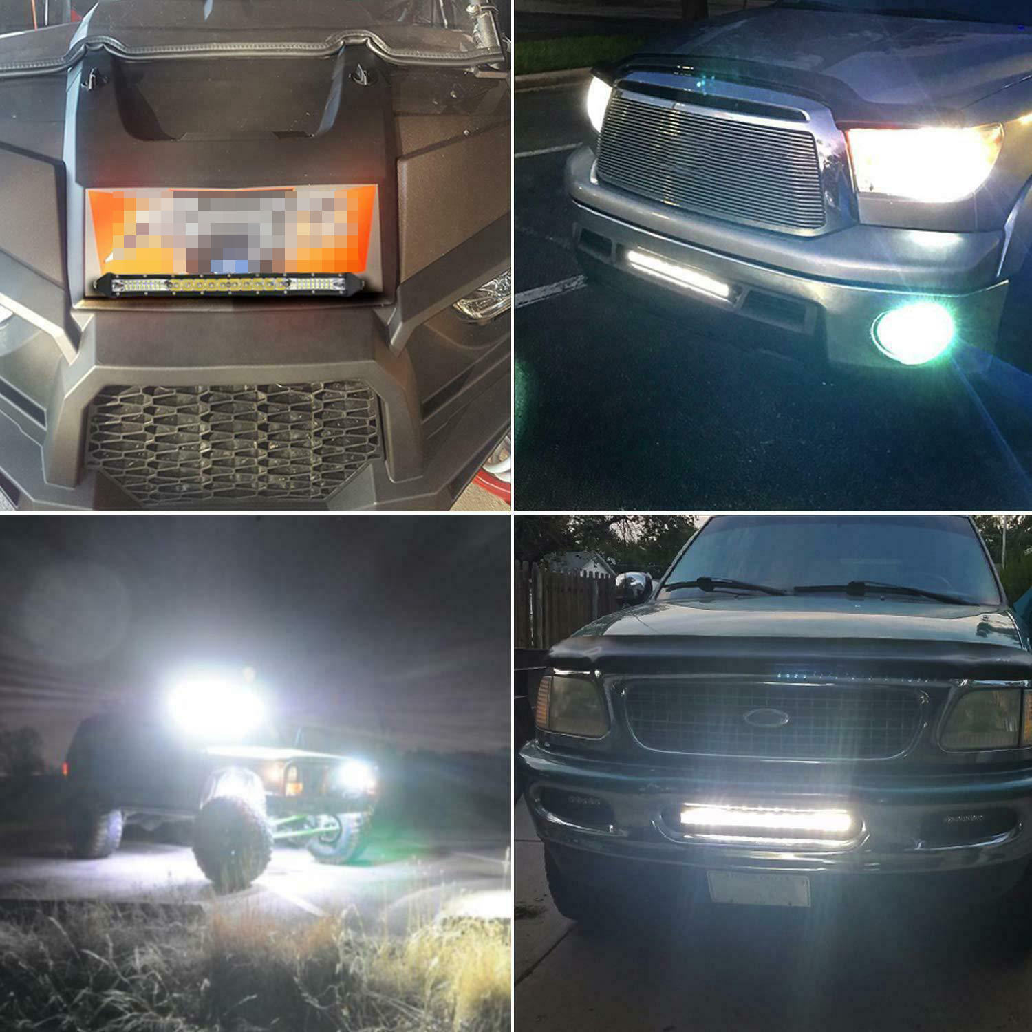 Nlpearl Ultra Slim 7-50inch Led Work Light 12V 24V Light Bar/Work Light Combo LED Bar Offroad For Trucks 4X4 UAZ Off Road ATV