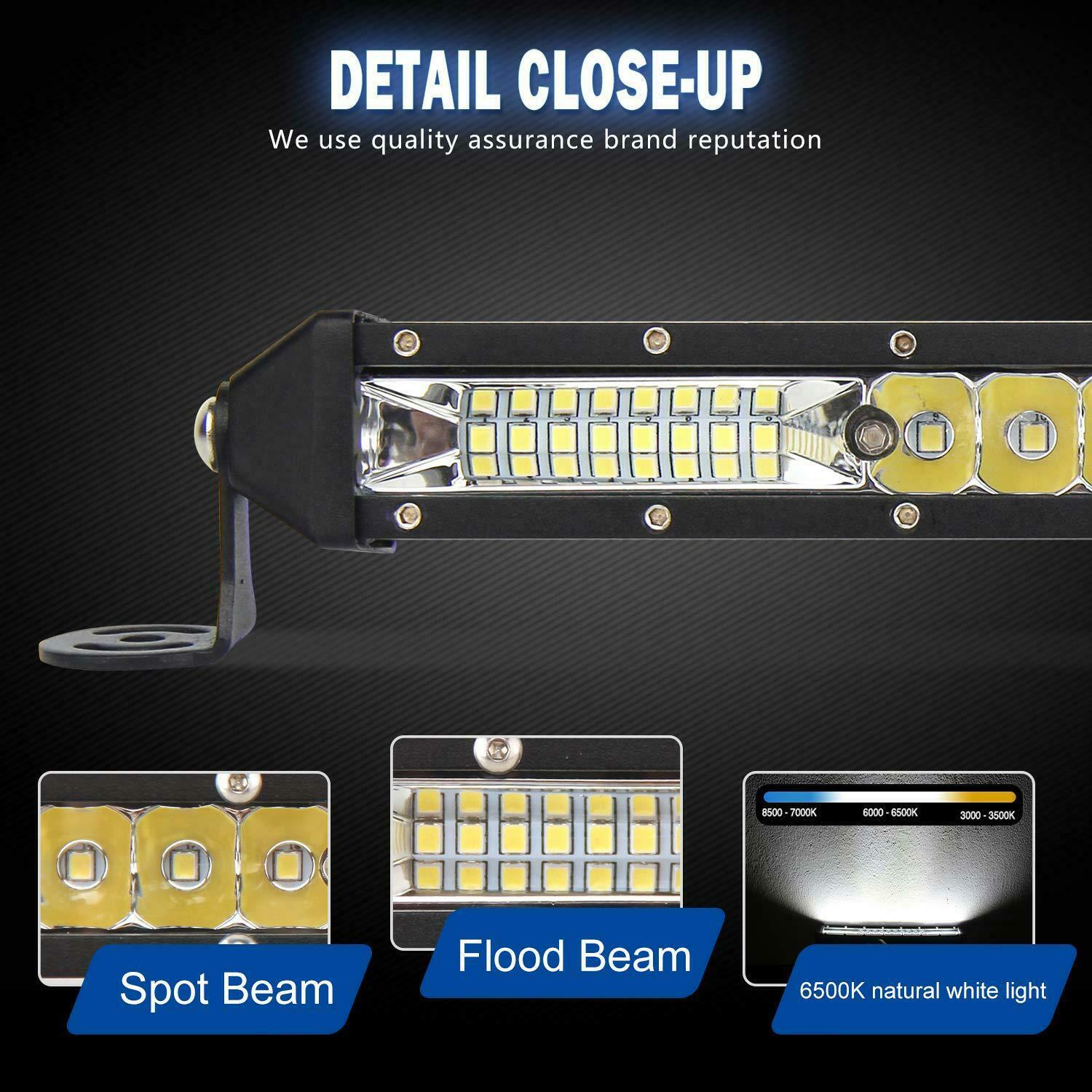 Nlpearl Ultra Slim 7-50inch Led Work Light 12V 24V Light Bar/Work Light Combo LED Bar Offroad For Trucks 4X4 UAZ Off Road ATV