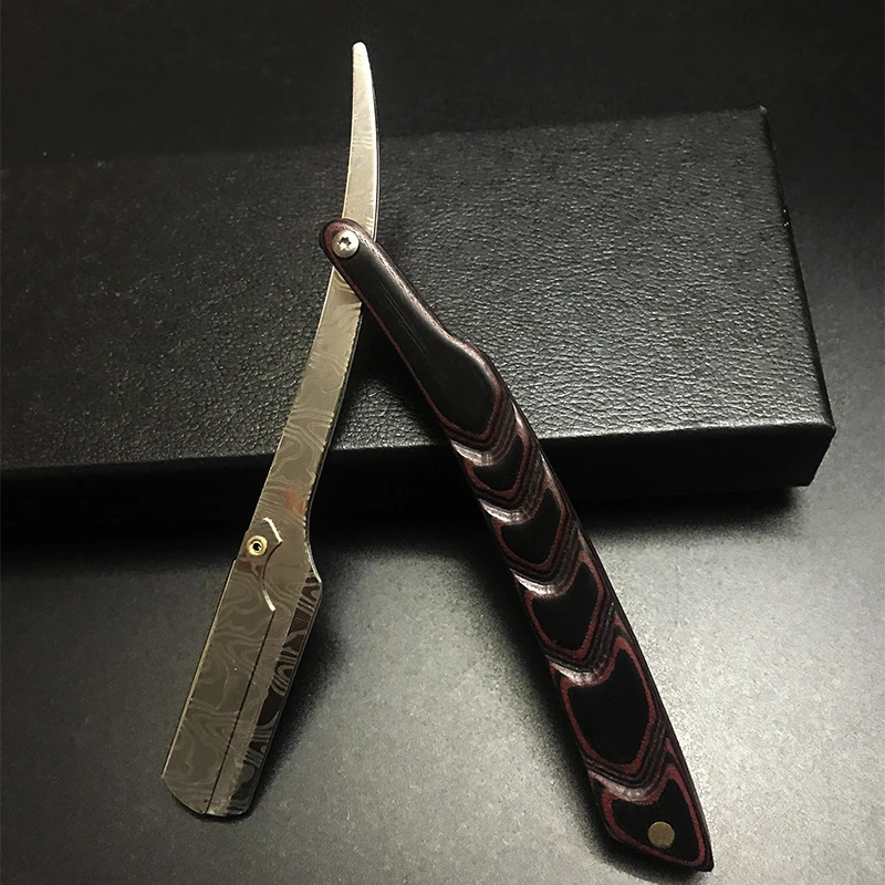 Men Professional Manual Shaver Straight Edge Stainless Steel Barber Razor Folding Shaving Shave Beard Cutter Gift 240627