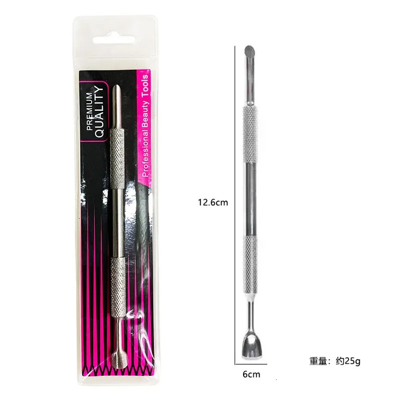 Double-ended Stainless Steel Cuticle Pusher Dead Skin Push r for Pedicure Manicure Nail Art Cleaner 240627