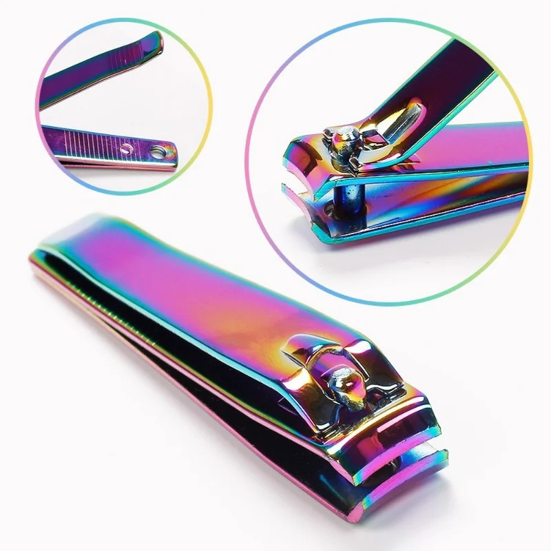 Nail Clippers Color Nail Scissors Manicure Size Manicure Tools Nail Scissors Independent Card 240627