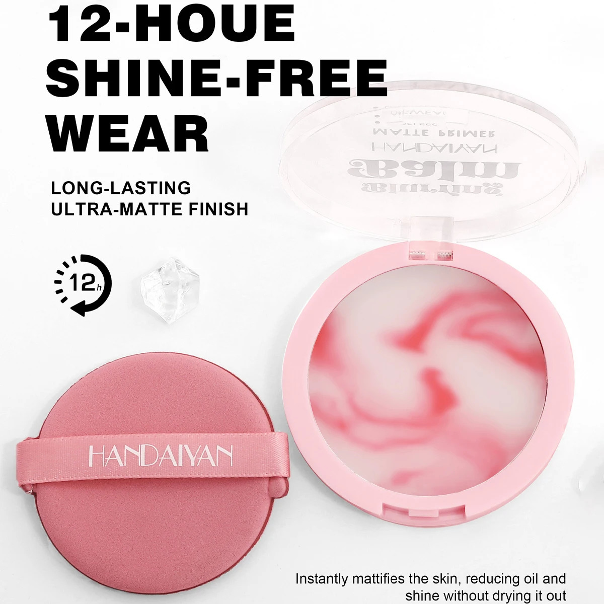 Three-dimensional con natural lightweight waterproof oil-controlling non-stuck matte concealer powder 240627