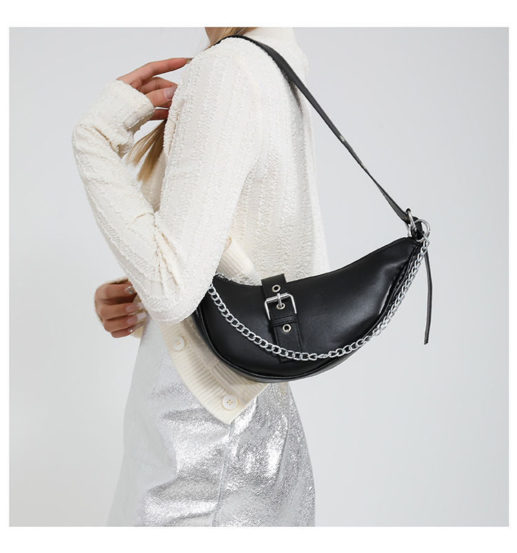 Designer Women Crossbody Shoulder Saddle Bag New Fashionable Versatile Casual Style Simple Exquisite Sliver Free shipping