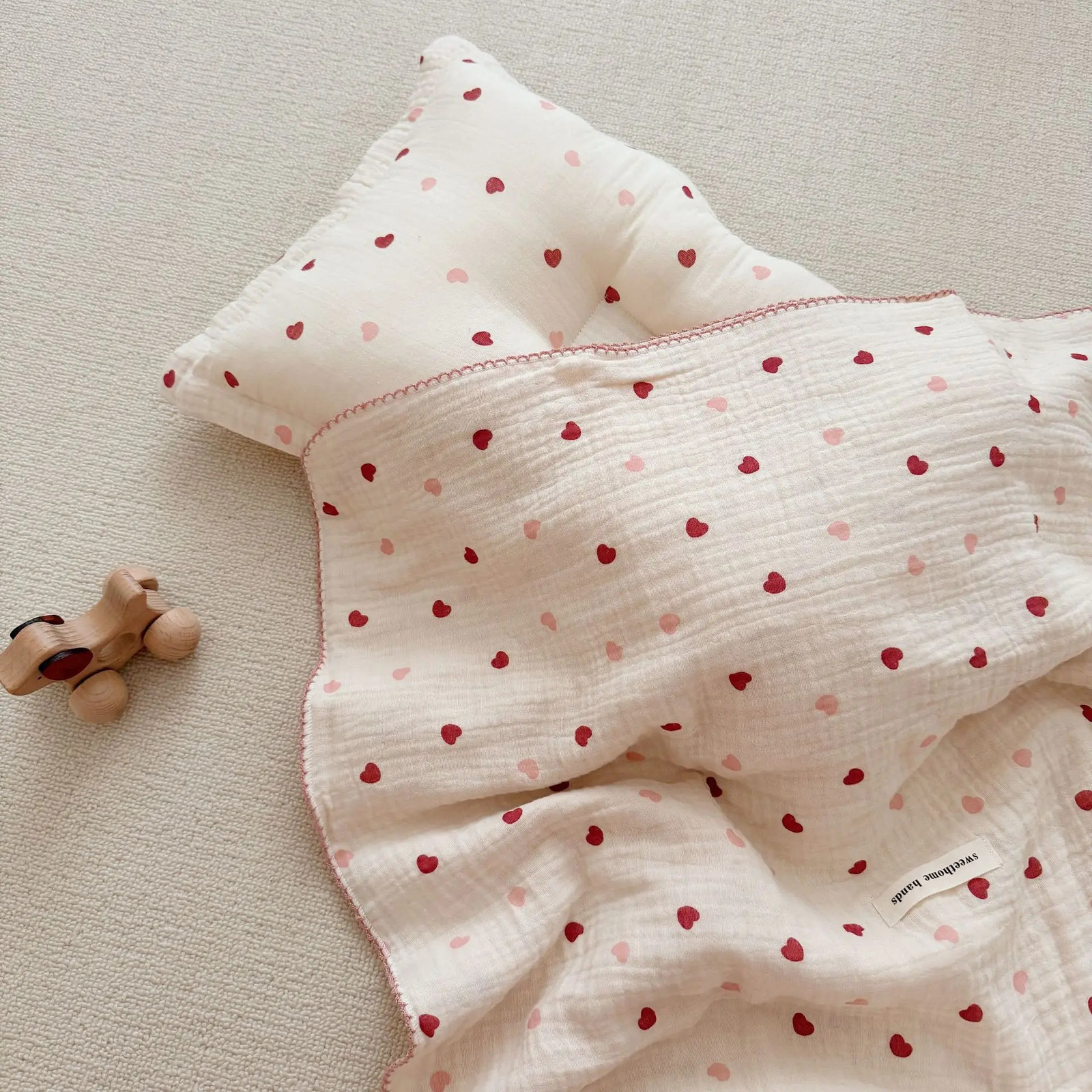 Baby Swaddle Blankets Summer 4 Layers Muslin Baby Blanket For Girl Boy Soft Cotton Receiving Blanket Toddler Sleeping Crib Quilt 240627