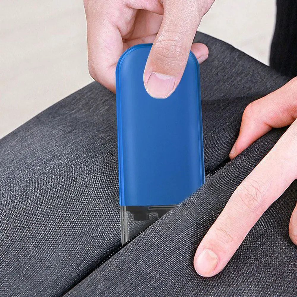 Cleanlook Portable Nose Hair Trimmer Electric Men Mini Nose Hair Remover Machine USB Charging Dual-Edge Blades Nose Trimmer 240627