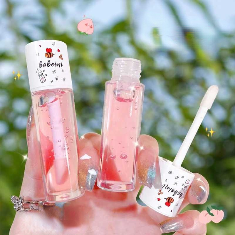 1PC Lip Balm Oil Honey Milk Lip Gloss Lighten Lip Lines Natural Ingredients Treatment Not Sticky Hydrate Lip Care Moisturizing