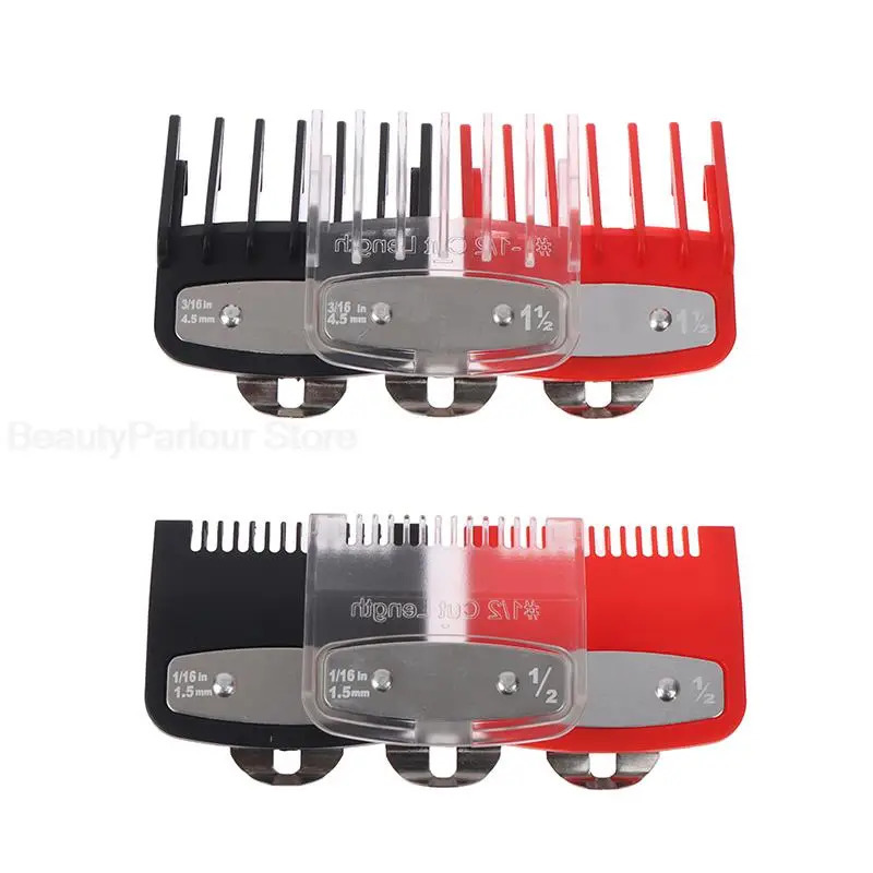 1.5mm 4.5mm 2 In 1 Guide Comb For Hair Clipper Guide Cutting Limit Combs Oil Head Carving Electric Clippers Accessories 240627