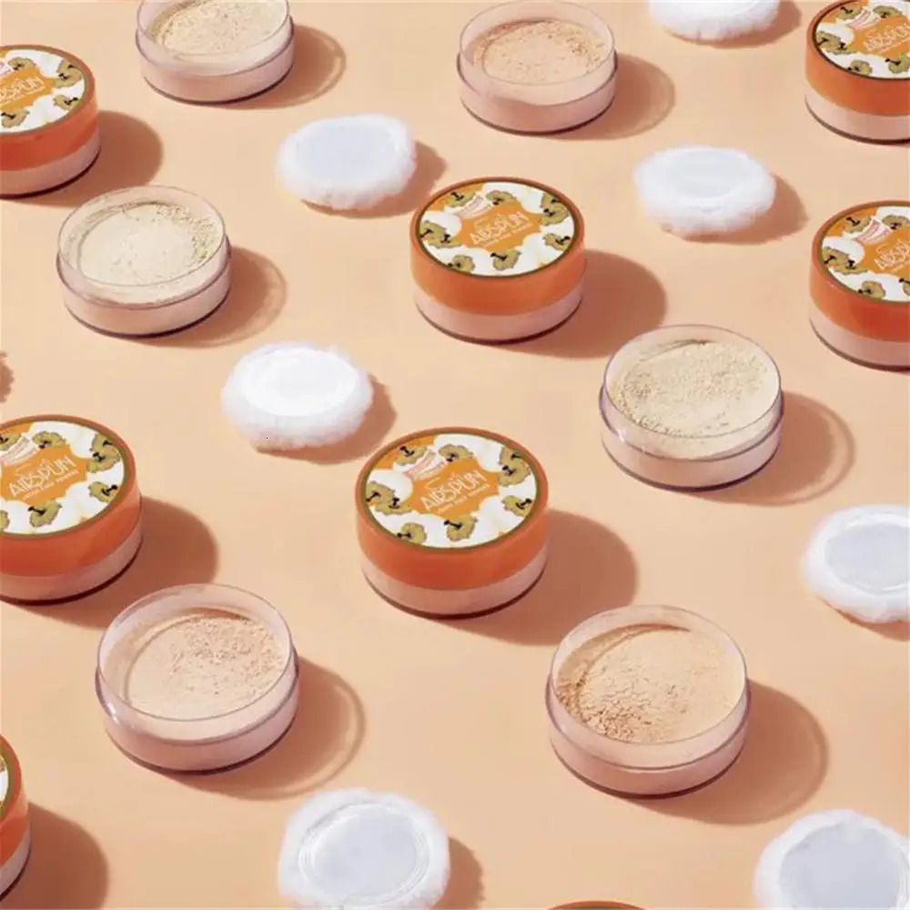 65g Matte Finish Loose Powder Translucent Makeup Powder Professional Face Oil Control Concealer Brighten Powder Invisible Pores 240627