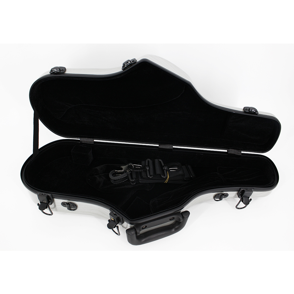 Good Quality Professional Silver PC Alto Saxophone Hard Case for Sale E Flat Saxophone Case