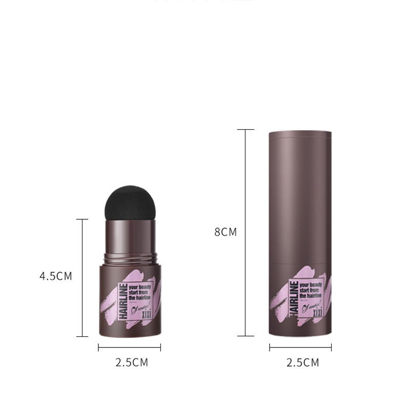 3 Color Hairline Powder Hair Line Shadow Hair Concealer Root Cover Up Hair Shadow Stick Edge Control Repair Gray Brown Coverage