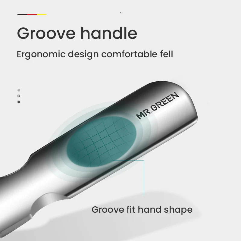 MR.GREEN Double Sided Nail Files Stainless Steel Manicure Pedicure Grooming For Professional Finger Toe Nail Care Tools 240627